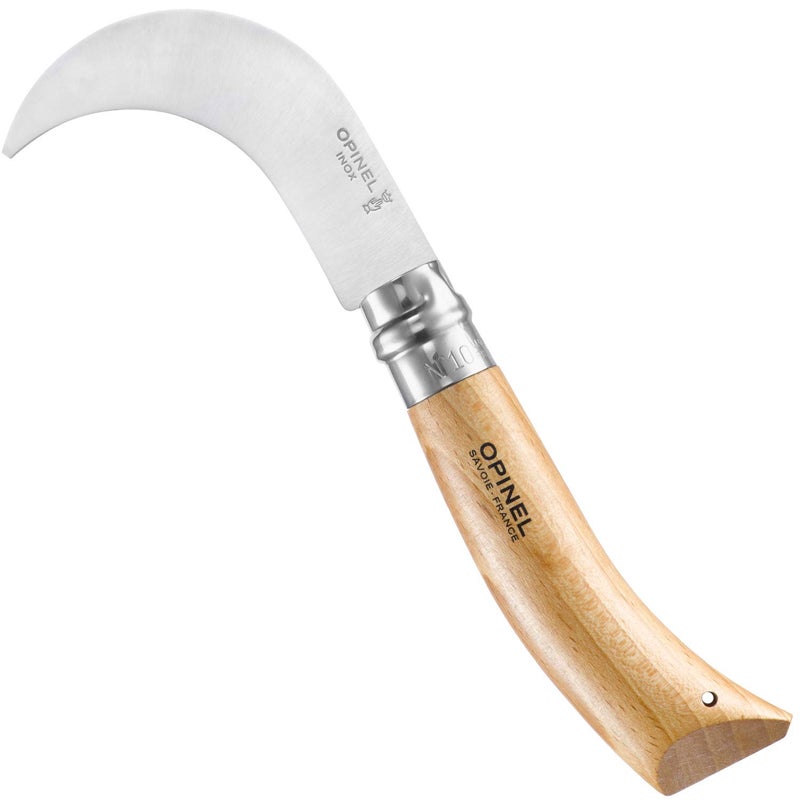 Opinel No. 10 Pruning Folding Knife - Stainless Steel for Pruning, Grafting, Orchards, Vineyards, and Gardening - Image 1
